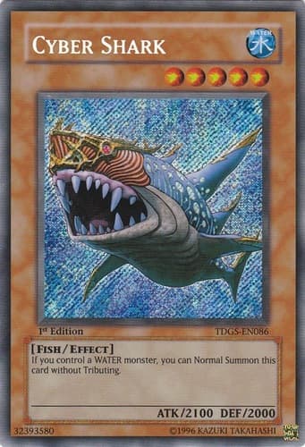 Cyber Shark - TDGS-EN086 Secret Rare 1st Edition