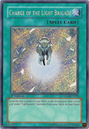 Charge of the Light Brigade - TDGS-EN089 Secret Rare Unlimited
