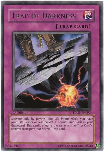 Trap of Darkness - TDGS-EN092 Rare Unlimited