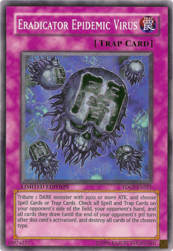 Eradicator Epidemic Virus - TDGS-ENSE1 Super Rare Limited Edition
