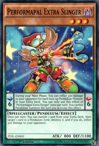 Performapal Extra Slinger - TDIL-EN003 Common 1st Edition