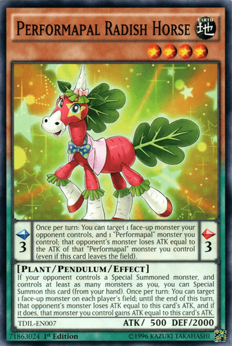Performapal Radish Horse - TDIL-EN007 Common Unlimited