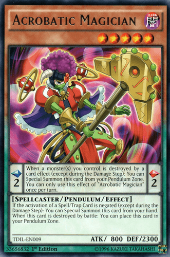Acrobatic Magician - TDIL-EN009 Rare 1st Edition