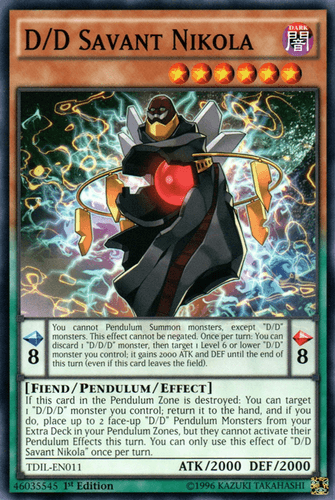 D/D Savant Nikola - TDIL-EN011 Common Unlimited