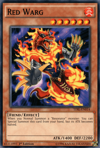 Red Warg - TDIL-EN014 Common 1st Edition