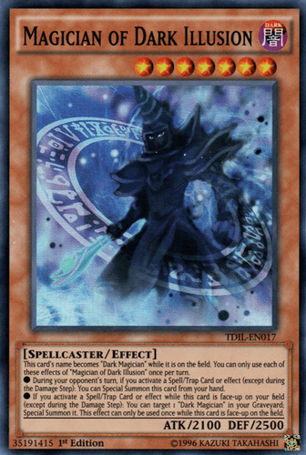 Magician of Dark Illusion - TDIL-EN017 Super Rare 1st Edition