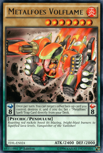 Metalfoes Volflame - TDIL-EN024 Rare 1st Edition