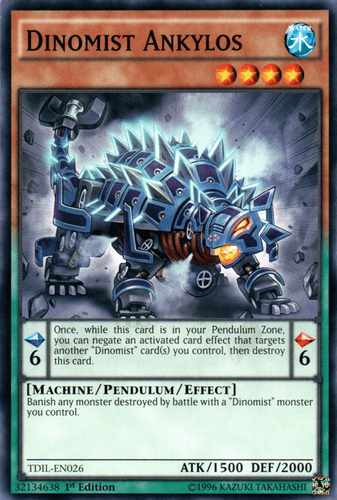 Dinomist Ankylos - TDIL-EN026 Common 1st Edition