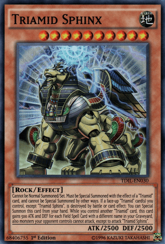 Triamid Sphinx - TDIL-EN030 Super Rare 1st Edition