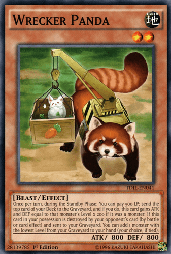 Wrecker Panda - TDIL-EN041 Common 1st Edition