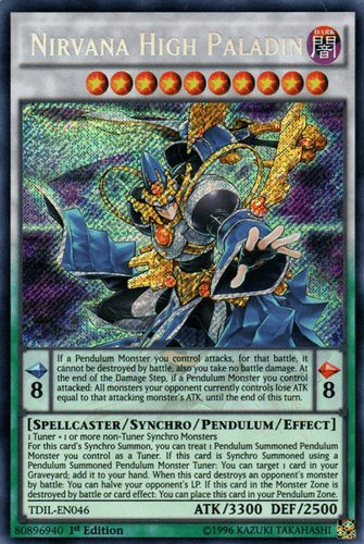 Nirvana High Paladin - TDIL-EN046 Secret Rare 1st Edition