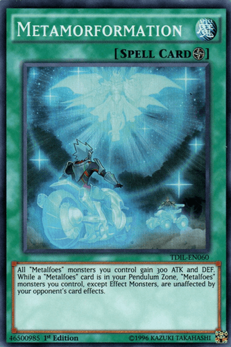 Metamorformation - TDIL-EN060 Super Rare 1st Edition