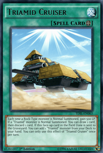 Triamid Cruiser - TDIL-EN063 Rare 1st Edition