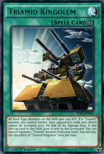 Triamid Kingolem - TDIL-EN064 Rare 1st Edition