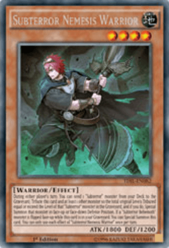 Subterror Nemesis Warrior - TDIL-EN082 Rare 1st Edition