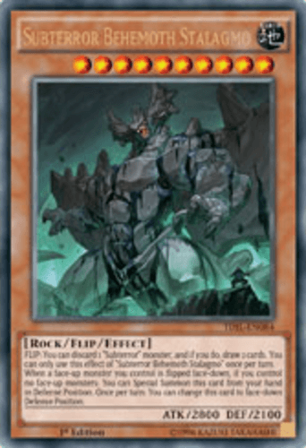 Subterror Behemoth Stalagmo - TDIL-EN084 Ultra Rare Unlimited