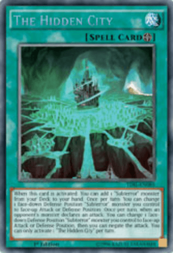 The Hidden City - TDIL-EN085 Secret Rare 1st Edition