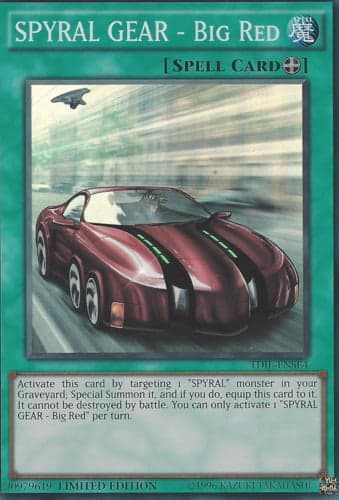 SPYRAL GEAR - Big Red - TDIL-ENSE4 Super Rare Limited Edition