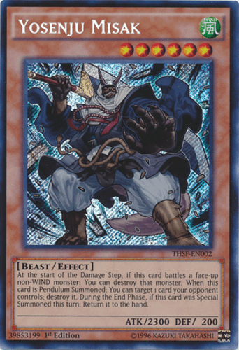 Yosenju Misak - THSF-EN002 Secret Rare 1st Edition