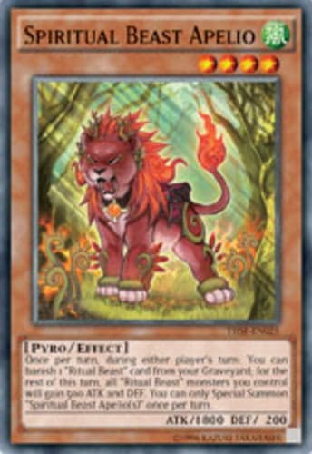 Spiritual Beast Apelio - THSF-EN025 Super Rare Unlimited