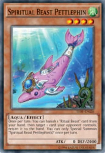Spiritual Beast Pettlephin - THSF-EN026 Super Rare 1st Edition
