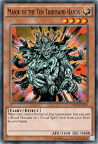 Manju of the Ten Thousand Hands - THSF-EN033 Super Rare 1st Edition