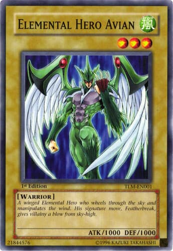 Elemental HERO Avian - TLM-EN001 Common 1st Edition