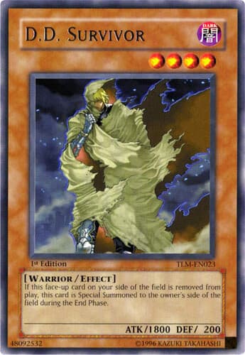 D.D. Survivor - TLM-EN023 Rare 1st Edition
