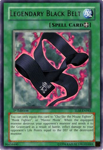 Legendary Black Belt - TLM-EN045 Ultimate Rare 1st Edition