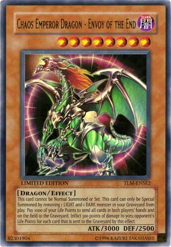Chaos Emperor Dragon - Envoy of the End - TLM-ENSE2 Ultra Rare Limited Edition