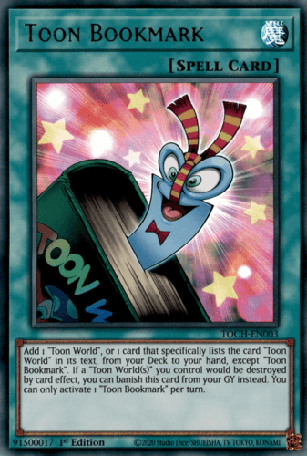 Toon Bookmark - TOCH-EN003 Collector's Rare 1st Edition