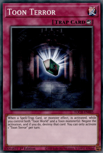 Toon Terror - TOCH-EN005 Super Rare 1st Edition