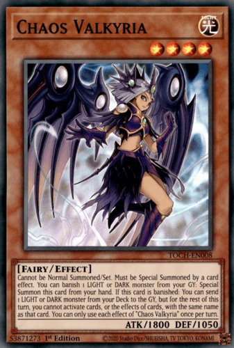 Chaos Valkyria - TOCH-EN008 Collector's Rare 1st Edition