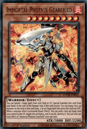 Immortal Phoenix Gearfried - TOCH-EN012 Ultra Rare Unlimited