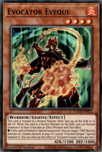 Evocator Eveque - TOCH-EN015 Super Rare Unlimited