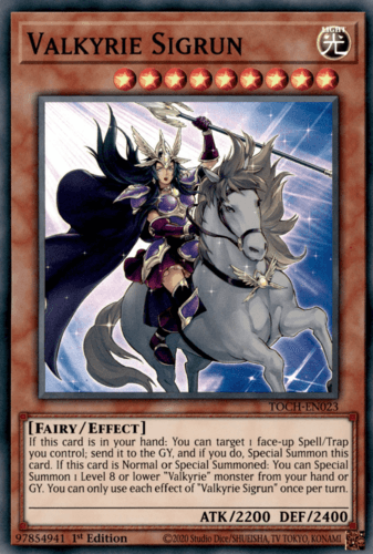 Valkyrie Sigrun - TOCH-EN023 Super Rare Unlimited