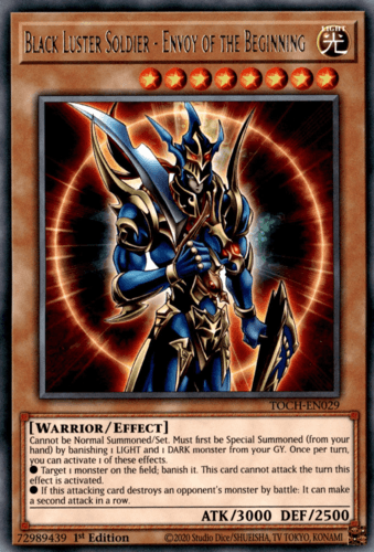 Black Luster Soldier - Envoy of the Beginning - TOCH-EN029 Rare Unlimited