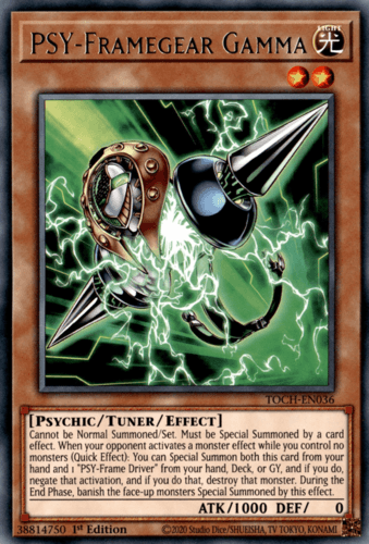 PSY-Framegear Gamma - TOCH-EN036 Collector's Rare Unlimited