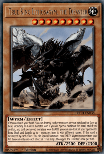 True King Lithosagym, the Disaster - TOCH-EN038 Rare Unlimited