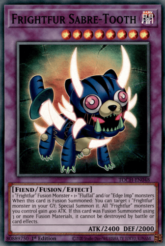 Frightfur Sabre-Tooth - TOCH-EN048 Super Rare Unlimited