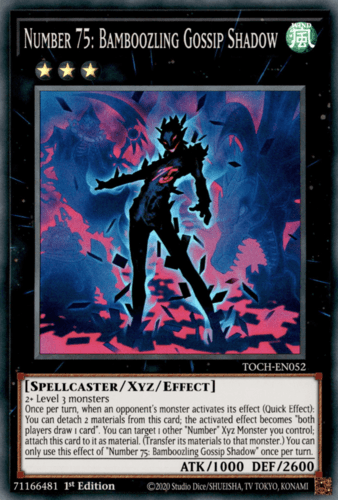 Number 75: Bamboozling Gossip Shadow - TOCH-EN052 Super Rare Unlimited
