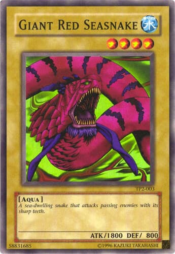 Giant Red Seasnake - TP2-003 Super Rare Unlimited
