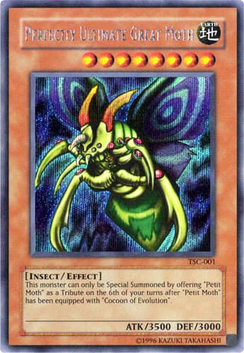 Perfectly Ultimate Great Moth - TSC-001 Secret Rare Limited Edition