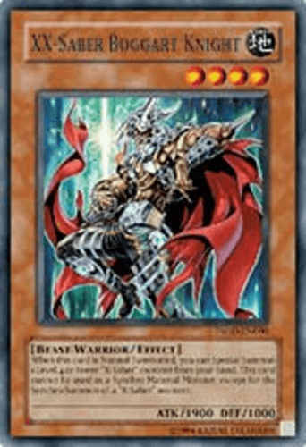XX-Saber Boggart Knight - TSHD-EN000 Super Rare 1st Edition