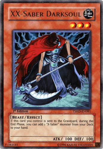 XX-Saber Darksoul - TSHD-EN081 Ultra Rare 1st Edition