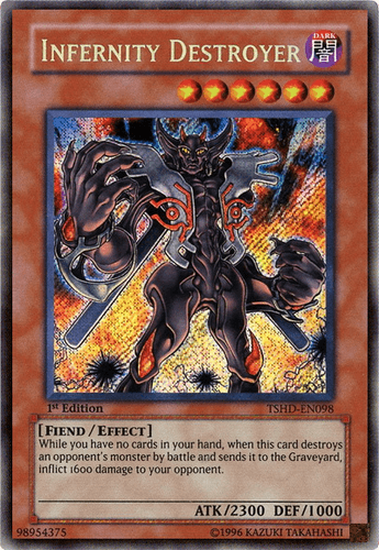 Infernity Destroyer - TSHD-EN098 Secret Rare Unlimited