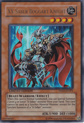 XX-Saber Boggart Knight - TSHD-ENSP1 Ultra Rare Limited Edition