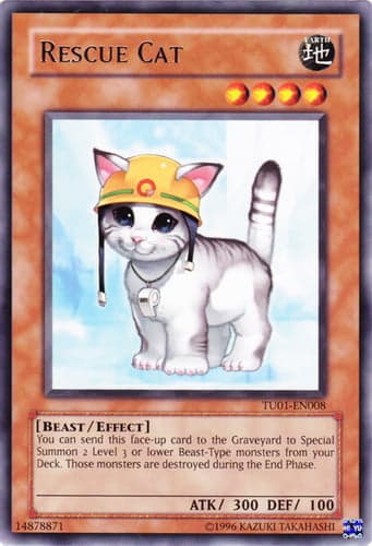 Rescue Cat - TU01-EN008 Rare Unlimited