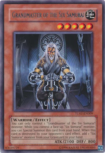 Grandmaster of the Six Samurai - TU01-EN009 Rare Unlimited