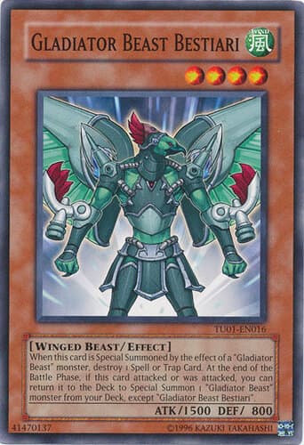 Gladiator Beast Bestiari - TU01-EN016 Common Unlimited